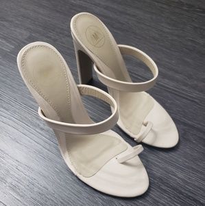 Missguided Mules Nude Barely There Sandal Minimal